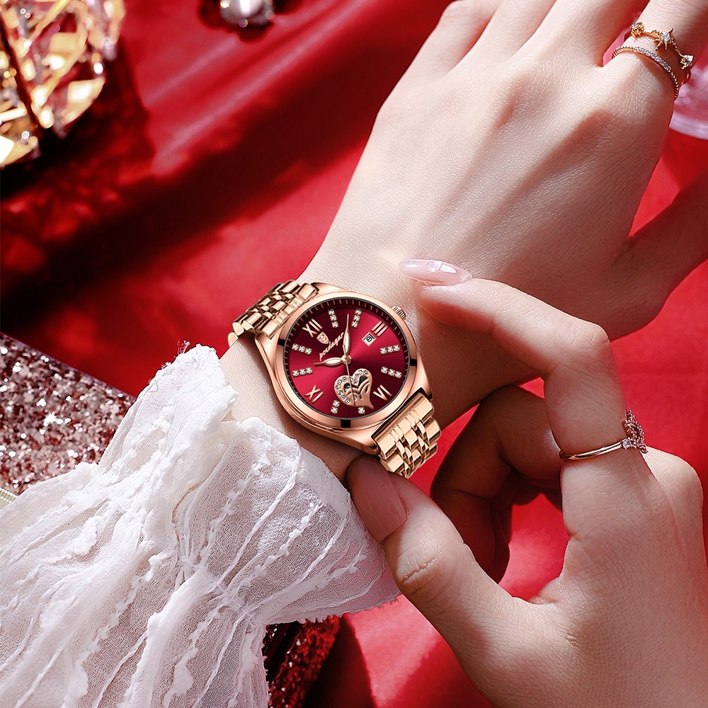 POEDAGAR 320 Quartz Watch For Women Stainless Steel - Image 4