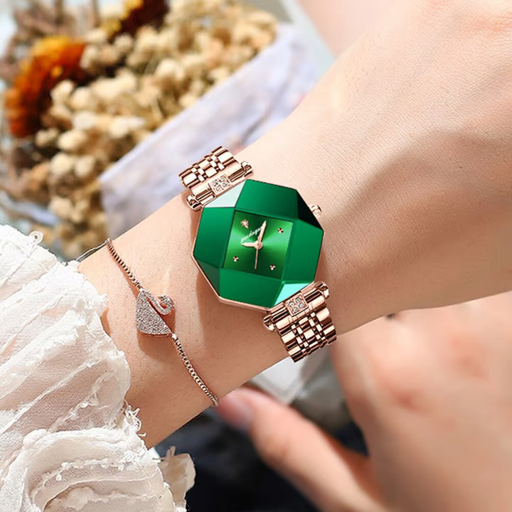 POEDAGAR 005 Quartz Watch For Women Stainless Steel - Image 2
