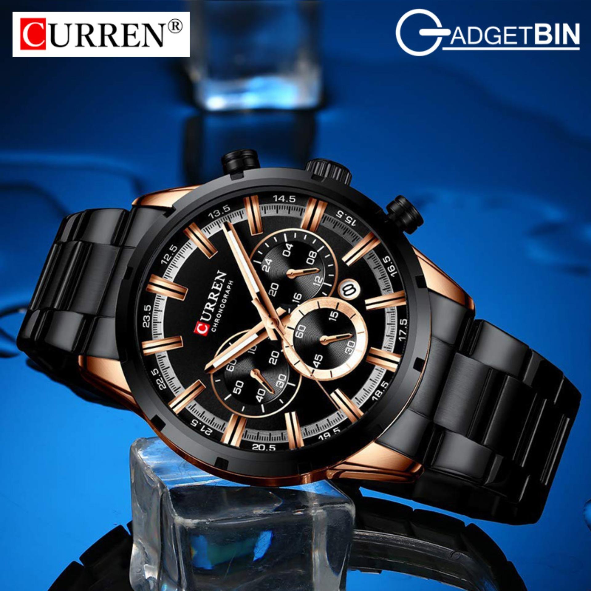 CURREN 8355 Stainless Steel Chronograph Watch For Men