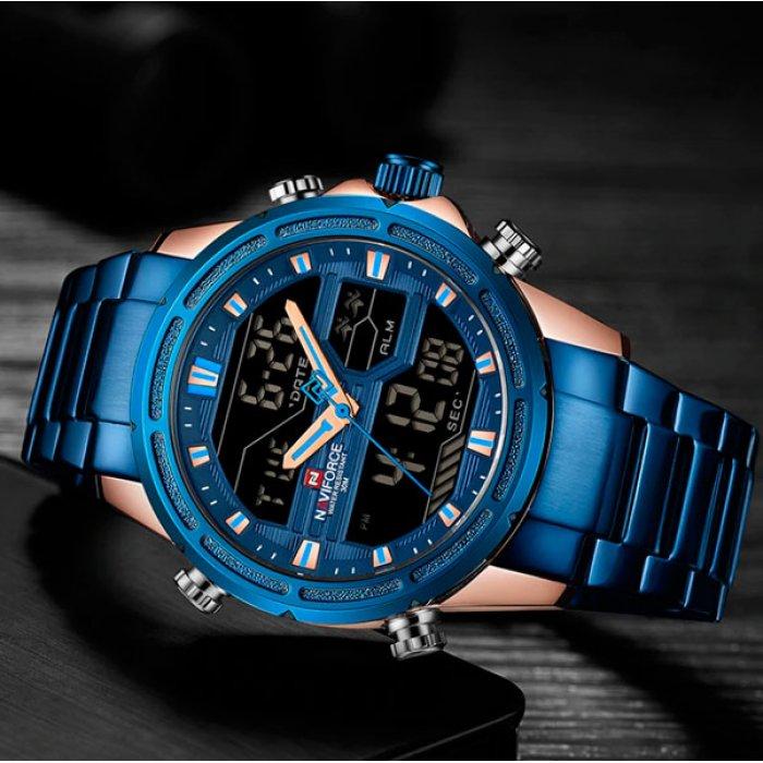 NAVIFORCE 9138 Mens Quartz LED Digital Watch - Image 2