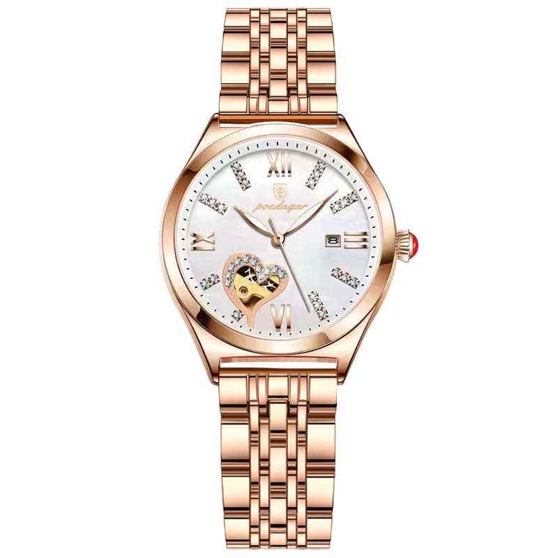 POEDAGAR 320 Quartz Watch For Women Stainless Steel