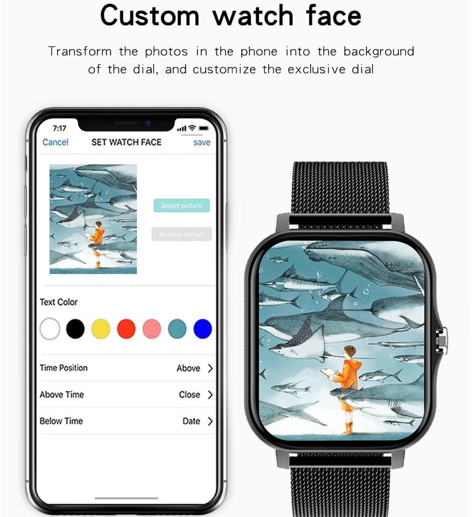 LIGE 0242 Full Touch Screen Smart Watch - Image 2