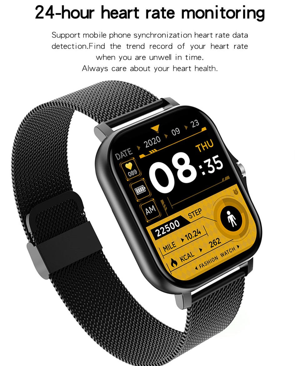 LIGE 0242 Full Touch Screen Smart Watch - Image 4
