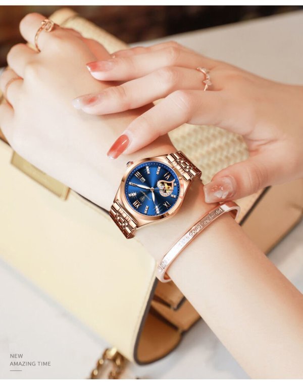 POEDAGAR 320 Quartz Watch For Women Stainless Steel - Image 3