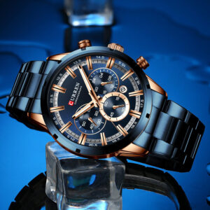 CURREN 8355 Stainless Steel Chronograph Watch For Men