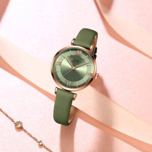 CURREN 9079 Quartz Leather Watch For Women's