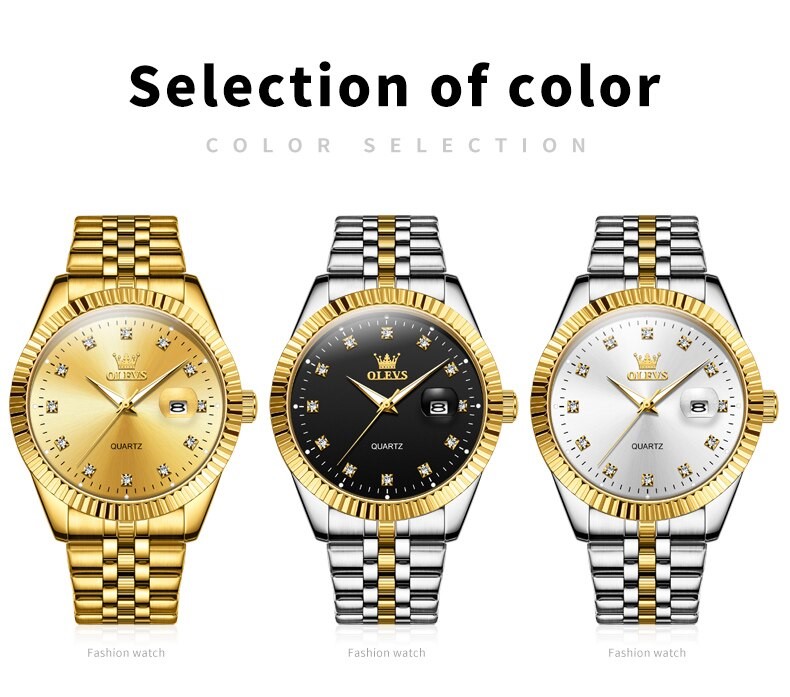 OLEVS 5526 Quartz Stainless Steel Watch For Men’s - Image 4