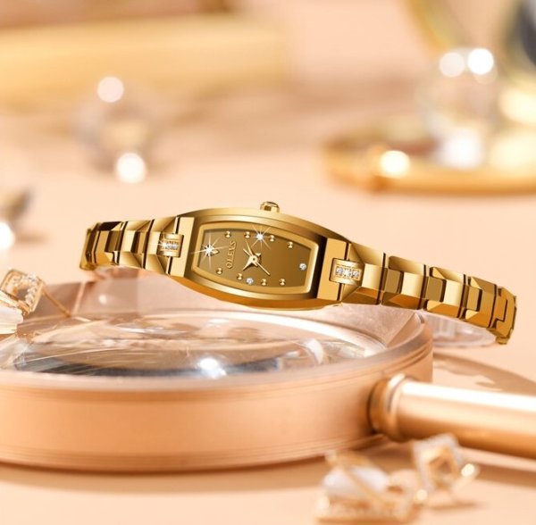 OLEVS 5501 Quartz bracelets stainless steel Watch For Women - Image 2