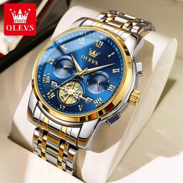 OLEVS 2859 Quartz Stainless Steel Watch for Men’s