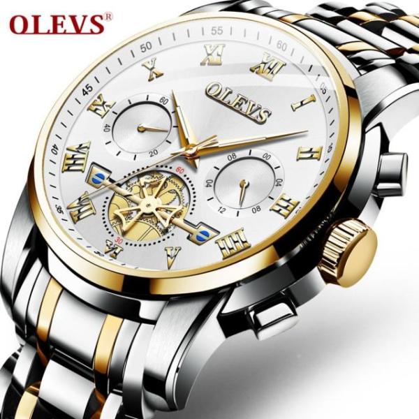 OLEVS 2859 Quartz Stainless Steel Watch for Men’s - Image 3