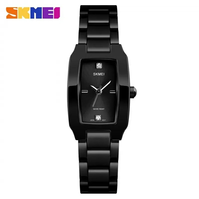 SKMEI 1400 Quartz Stainless Steel Watch For Women - Image 4
