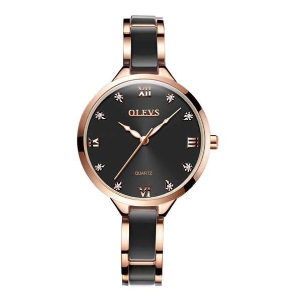 Olevs 5872 Stainless Steel Analoge Wrist Watch For Women - Image 2
