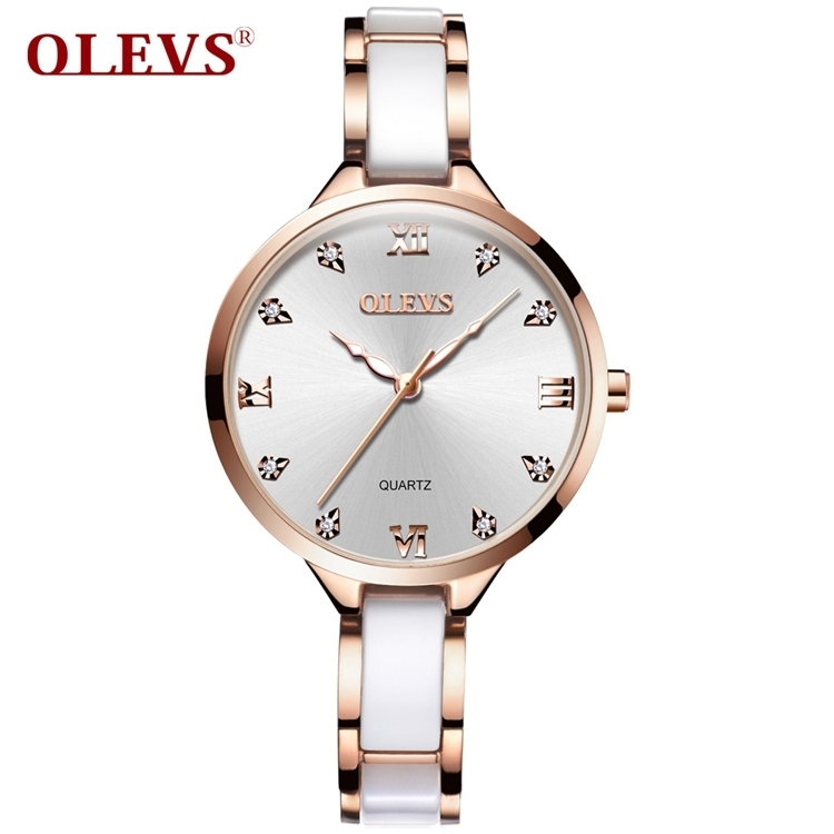 Olevs 5872 Stainless Steel Analoge Wrist Watch For Women - Image 2