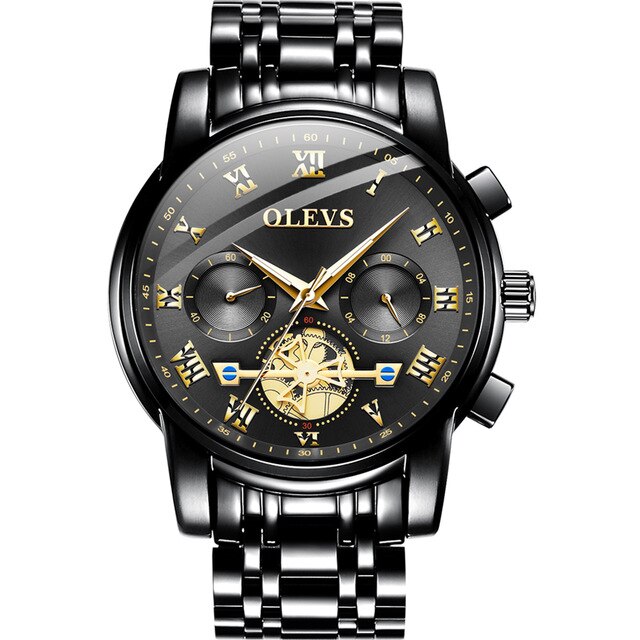 OLEVS 2859 Quartz Stainless Steel Watch for Men’s - Image 4