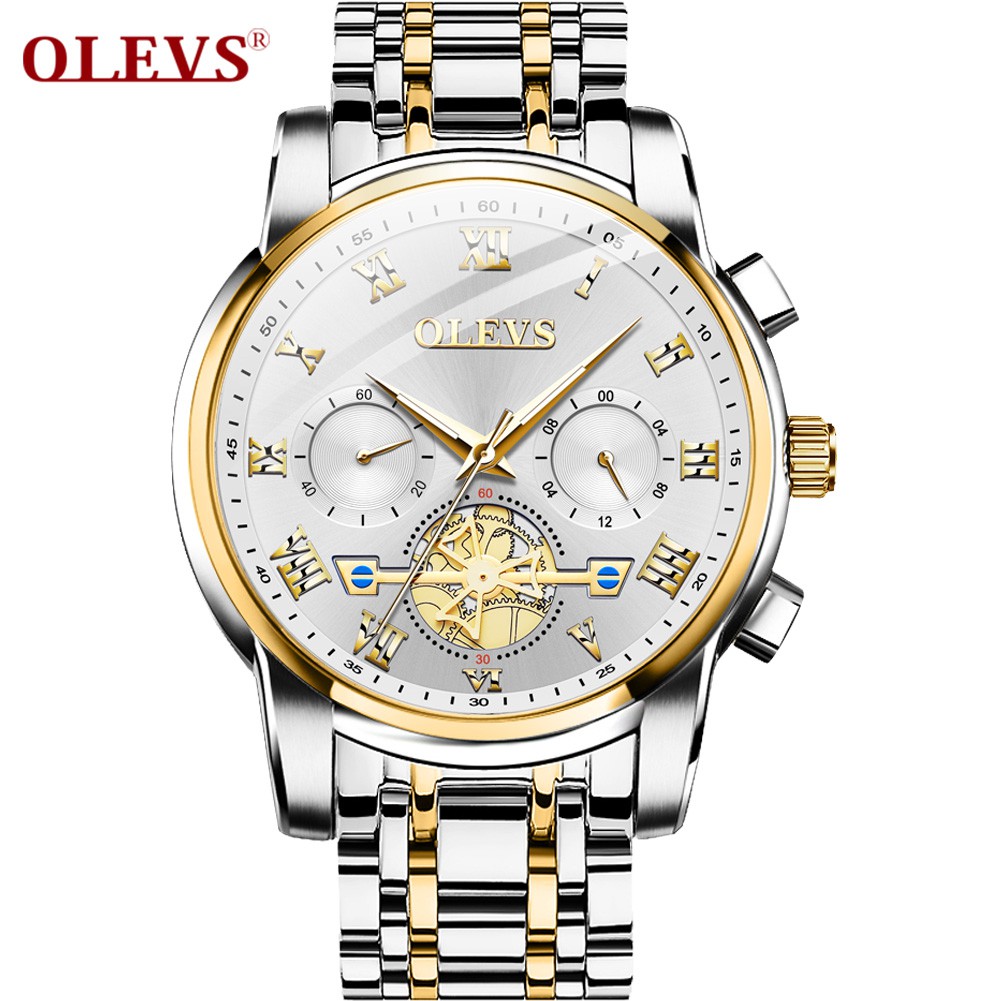 OLEVS 2859 Quartz Stainless Steel Watch for Men’s - Image 4