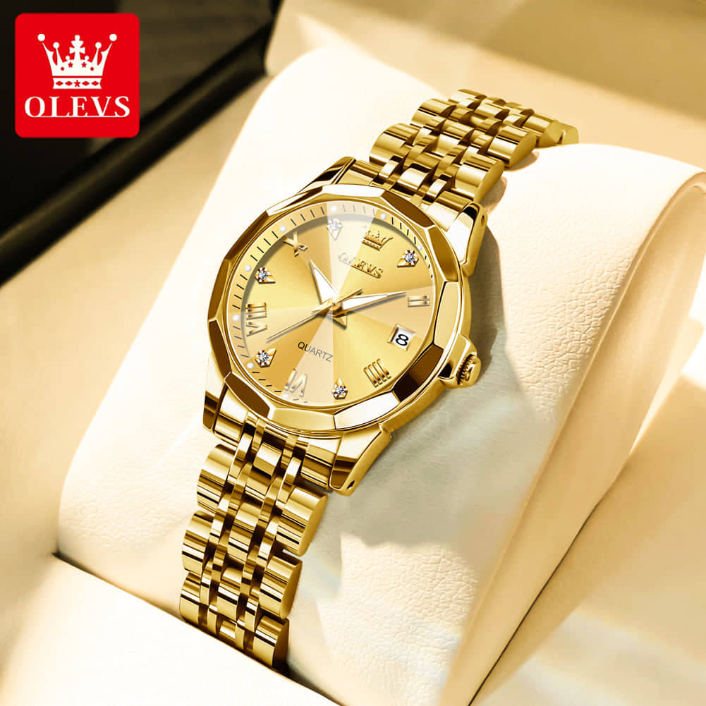 OLEVS 9931 Quartz Stainless Steel Ladies Luxury Watch
