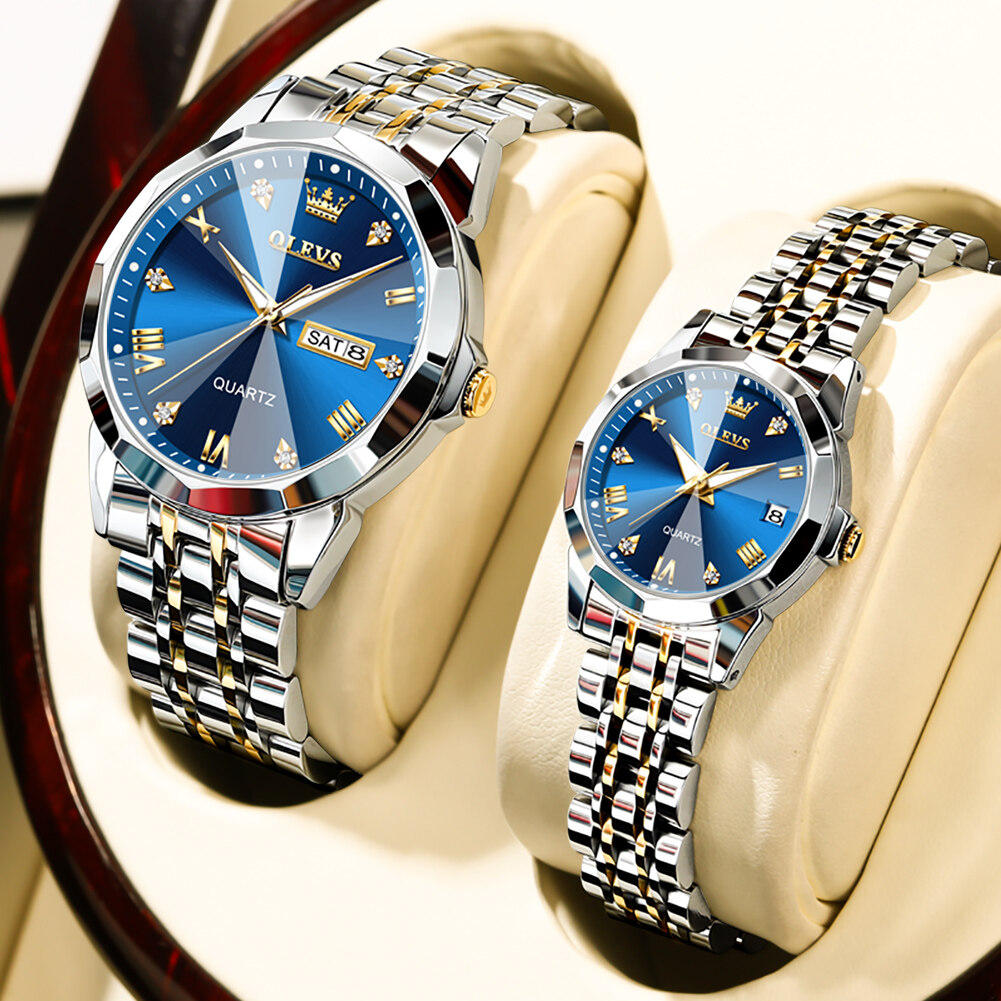 OLEVS 9931 Couple Quartz Men and Women Wristwatch
