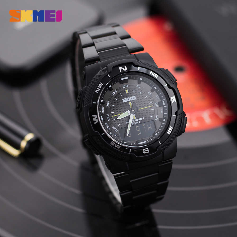 SKMEI 1370 Dual Display Digital Watch For Men - Image 4