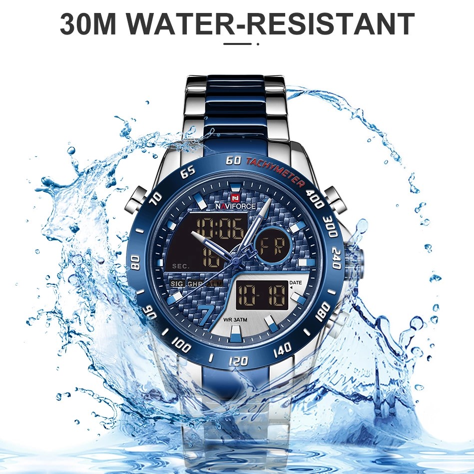 NAVIFORCE 9171 Dual Time Watch for Men’s - Image 5