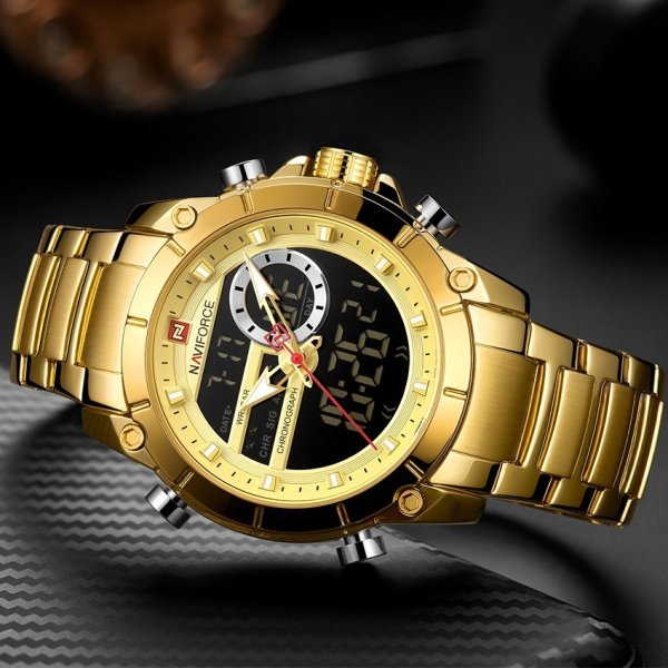 Naviforce 9163 Dual Time Watch for Men’s - Image 4