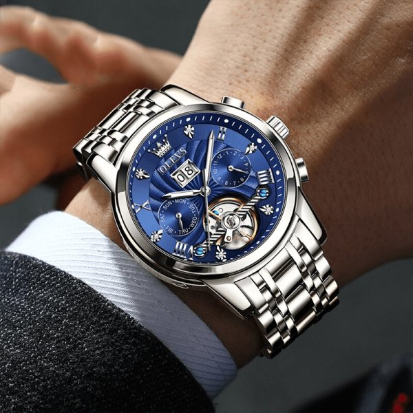 OLEVS 9910 Automatic Mechanical men’s watch - Image 3