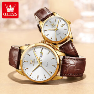 OLEVS 6898 Couple Quartz Watch For  Men and Women