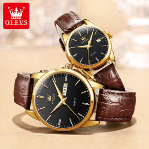 OLEVS 6898 Couple Quartz Watch For  Men and Women