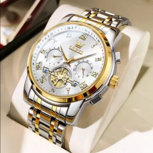 OLEVS 2859 Quartz Stainless Steel Watch for Men’s