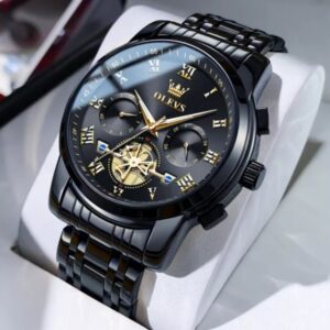OLEVS 2859 Quartz Stainless Steel Watch for Men’s