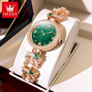 OLEVS 9958 Quartz Diamond Luxury For Women's