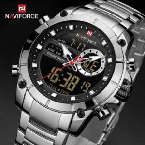 Naviforce 9163 Dual Time Watch for Men’s