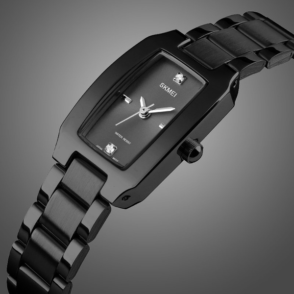 SKMEI 1400 Quartz Stainless Steel Watch For Women - Image 2