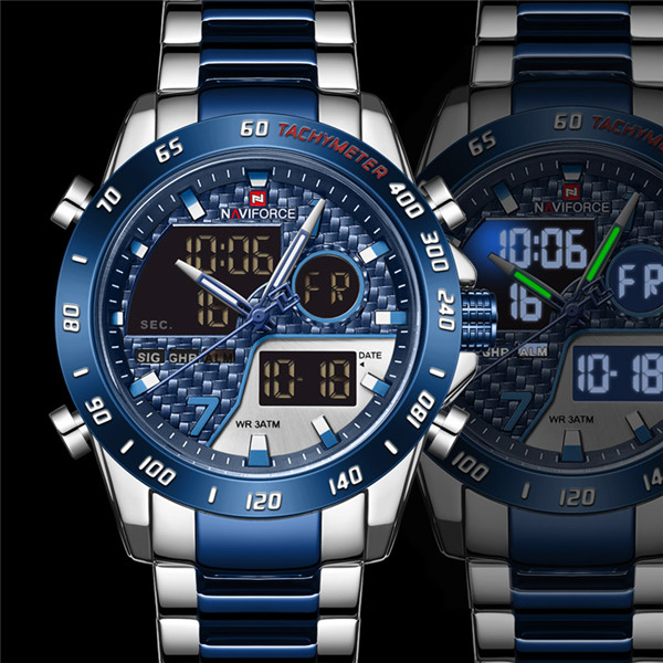 NAVIFORCE 9171 Dual Time Watch for Men’s - Image 2