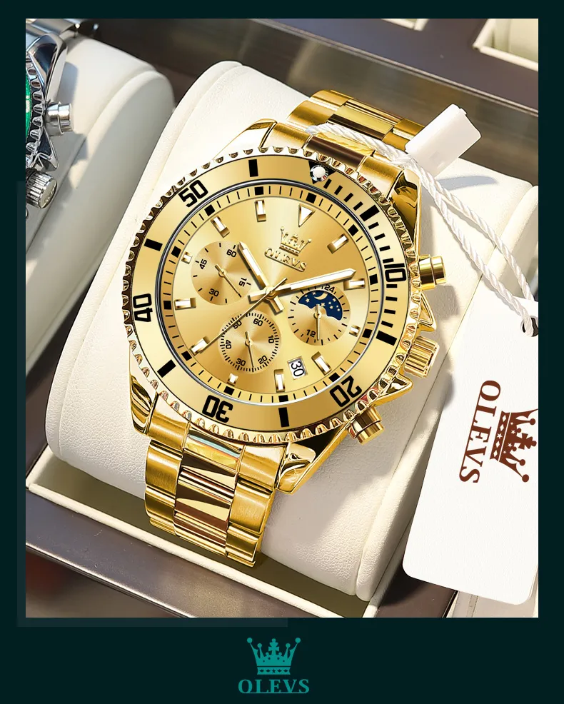 OLEVS 2870 Men's Chronograph Quartz Watch For Men - Image 2