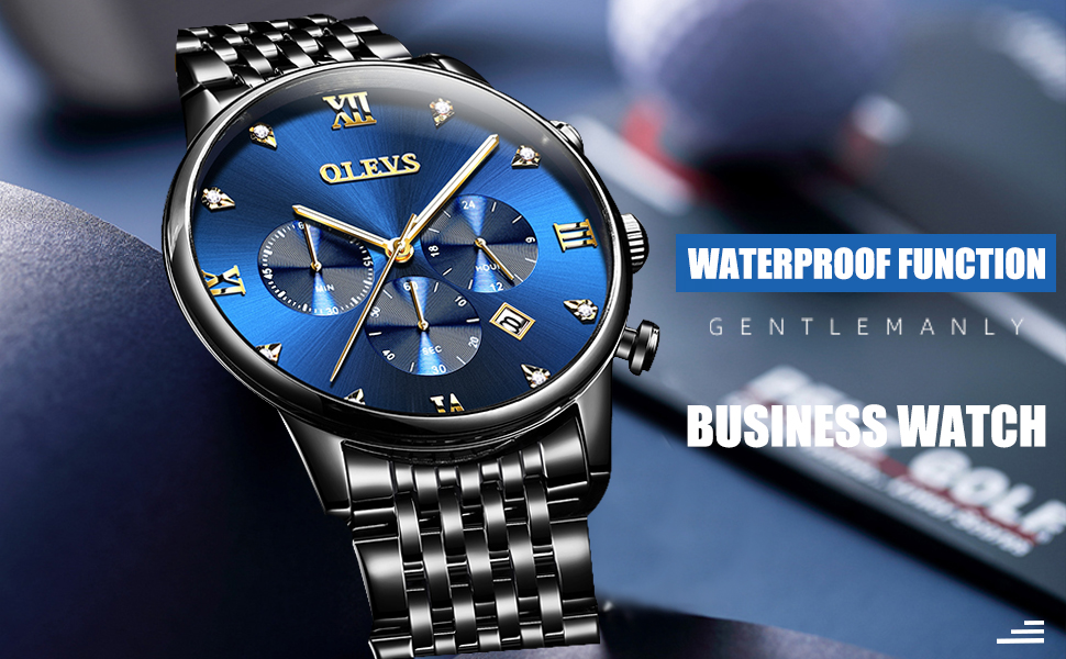 OLEVS 2868 Stainless Steel Chronograph Watch For Men - Image 4