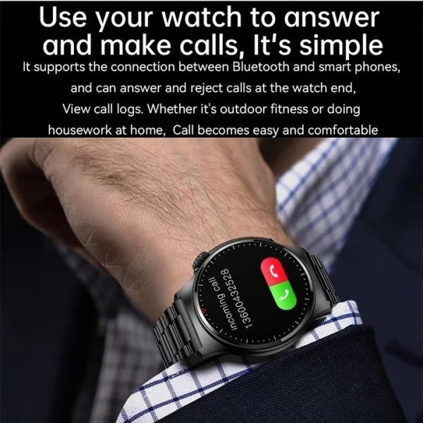 LGS ECG+PPG+Bluetooth Call Smart Watch Blood Pressure Blood Oxygen Watches - Image 3