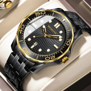 BINBOND 2820 Stainless Steel Quartz watch