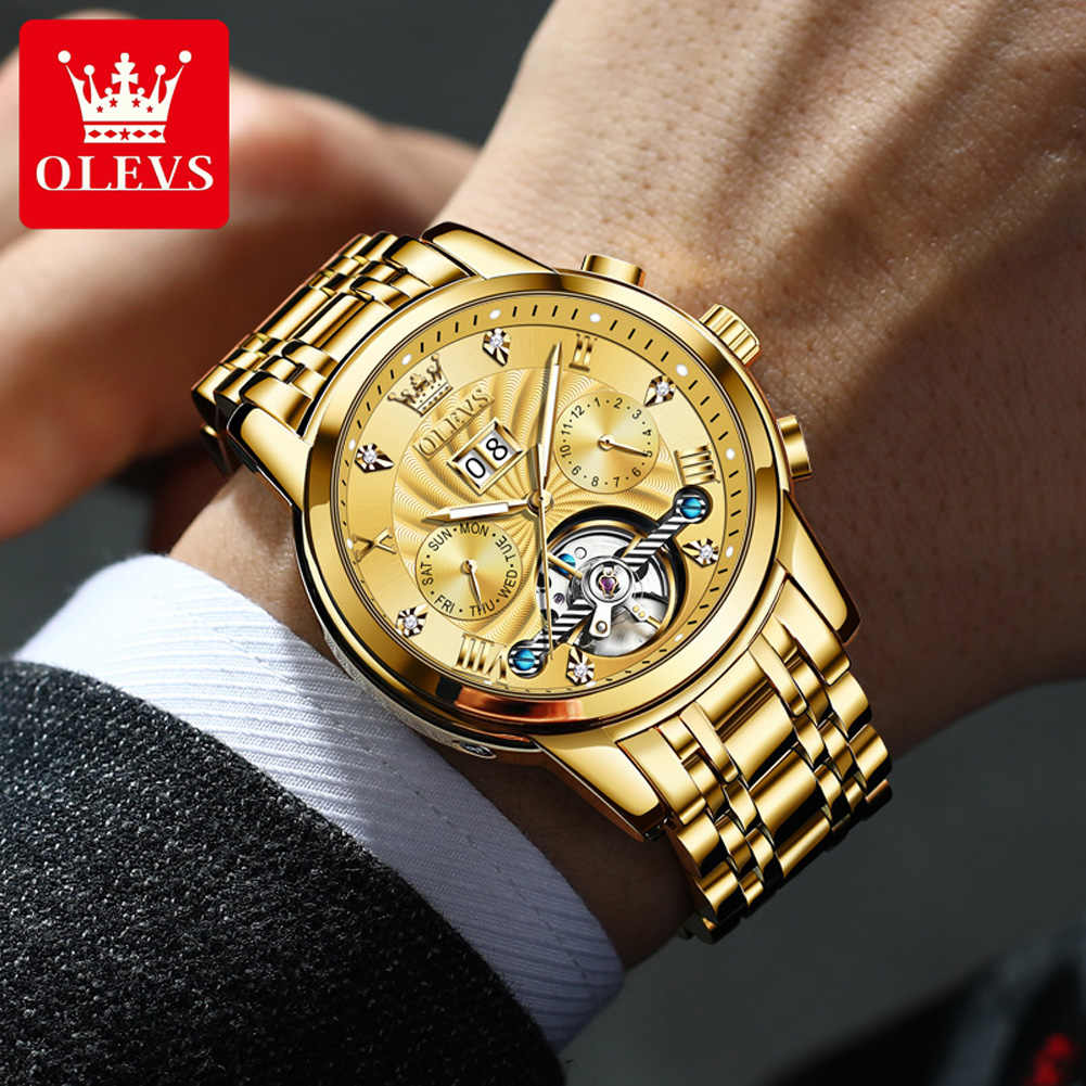 OLEVS 9910 Automatic Mechanical men's watch - Image 2