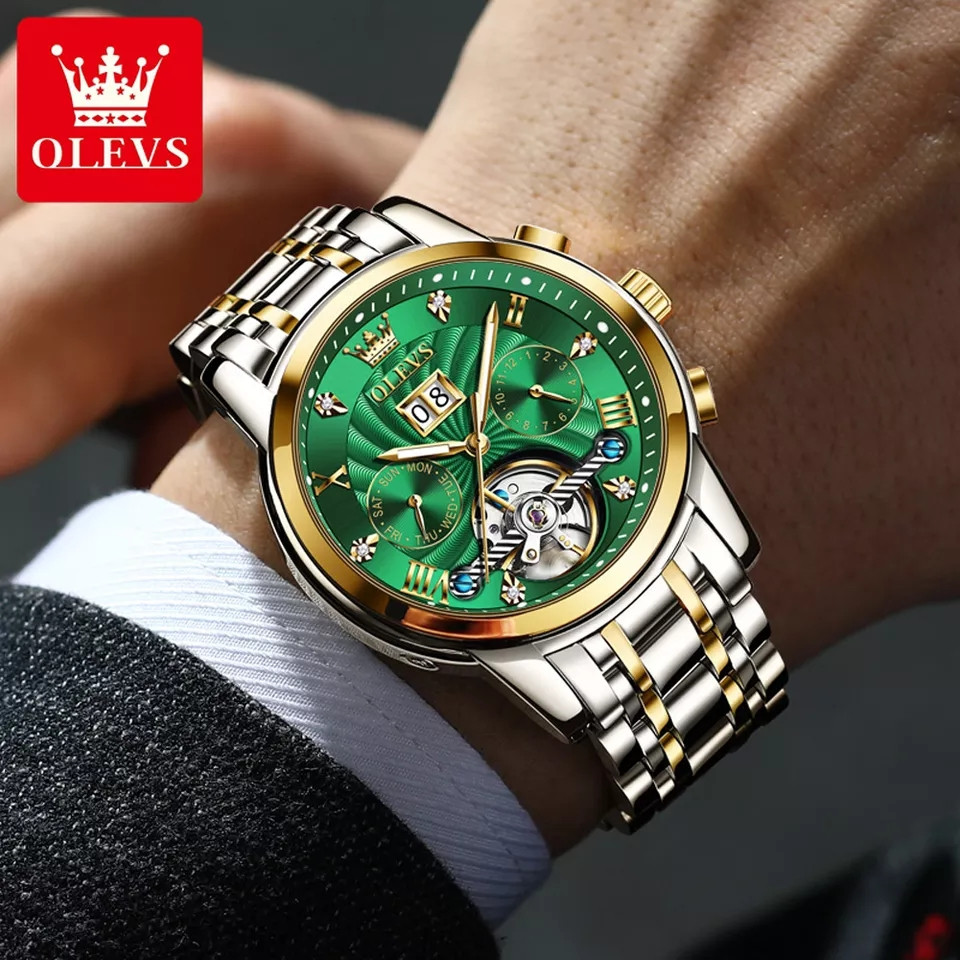 OLEVS 9910 Automatic Mechanical men's watch - Image 2