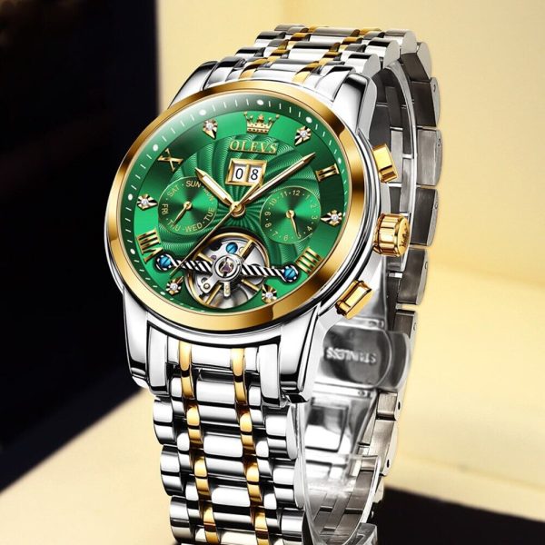 OLEVS 9910 Automatic Mechanical men's watch - Image 3