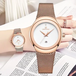 NAVIFORCE 5004 Quartz Ultra Thin Woman Watch
