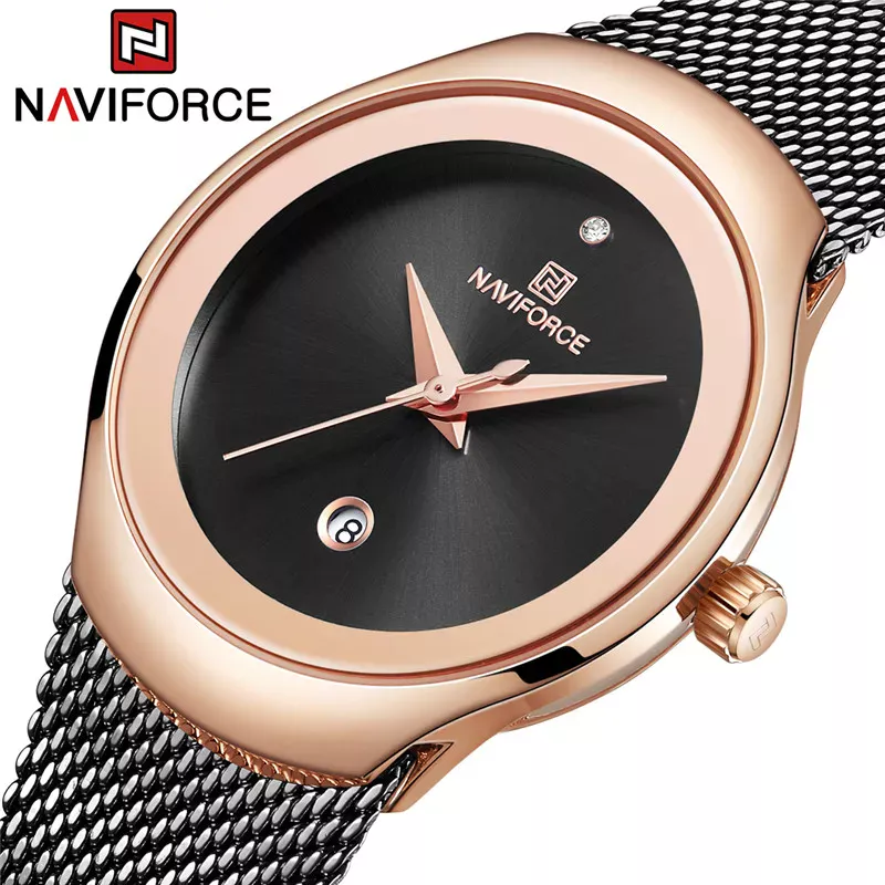 NAVIFORCE 5004 Quartz Ultra Thin Woman Watch - Image 2