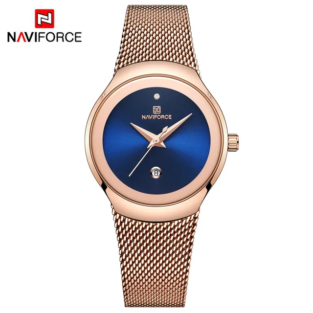 NAVIFORCE 5004 Quartz Ultra Thin Woman Watch - Image 2