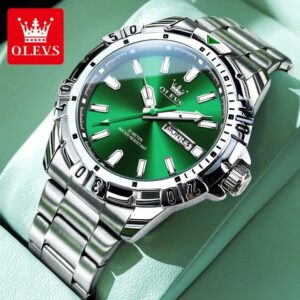 Olevs 5560 Wrist Watch fror men-Green