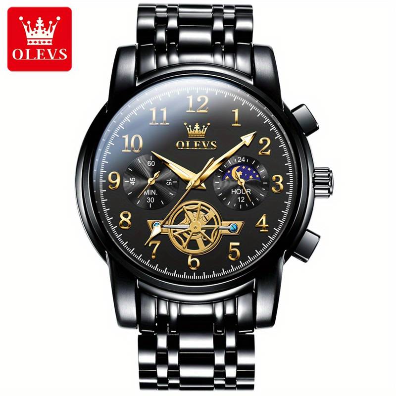 OLEVS 2900 Luxury Fashion New Model Quartz Watch For Men - Image 2