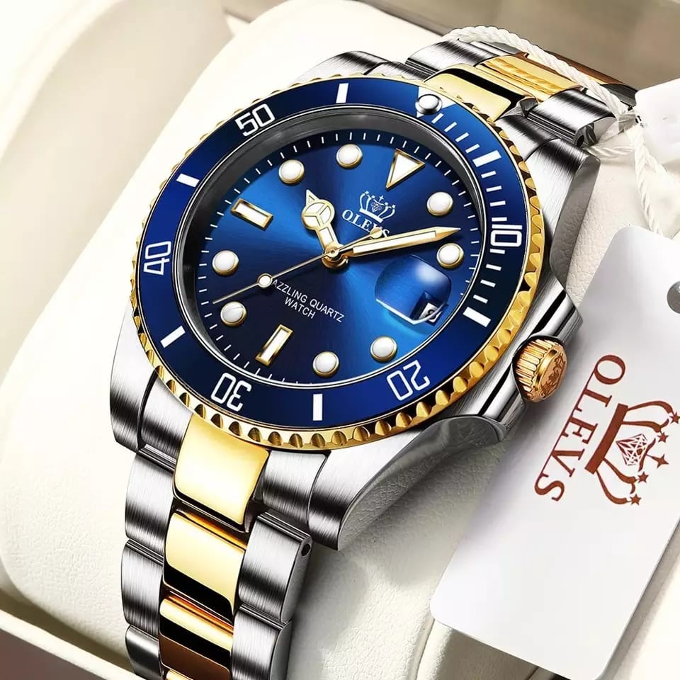 Olevs 5885 Men's wrist watch-Blue