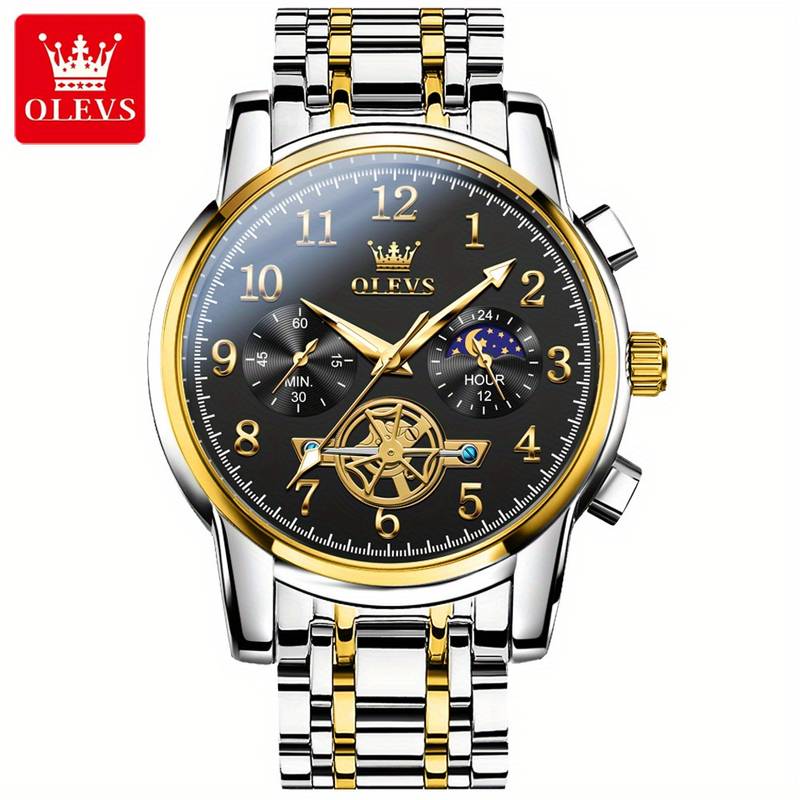 OLEVS 2900 Luxury Fashion New Model Quartz Watch For Men - Image 2