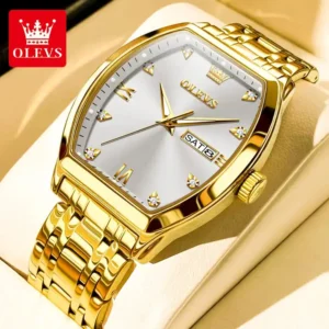 OLEVS 5528 Quartz Stainless Steel Watch For Men