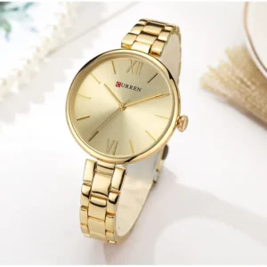 CURREN 9017 Quartz Stainless Steel Analog Watch For Women