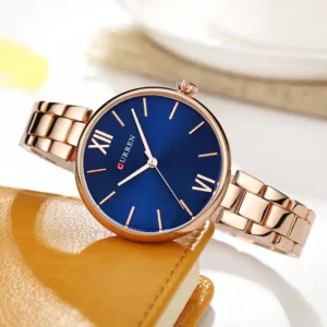 CURREN 9017 Quartz Stainless Steel Analog Watch For Women